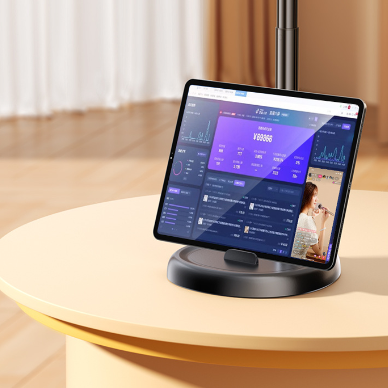 Desktop Phone Holder 2025 📷 Soporte para teléfono de escritorio multiángulo para transmisión en vivo, palo para selfies, trípode, grabación de video, clases en línea y vlogs.