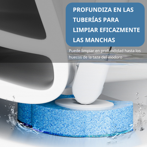 Escobillero Desechable Con Juego De Cabezales De Recambio, Artefacto De Limpieza Para Inodoros De Cuclillas De Pared