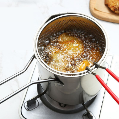 Sartén Multifuncional Antiadherente 304 – Cocina Saludable Ahorrando Aceite