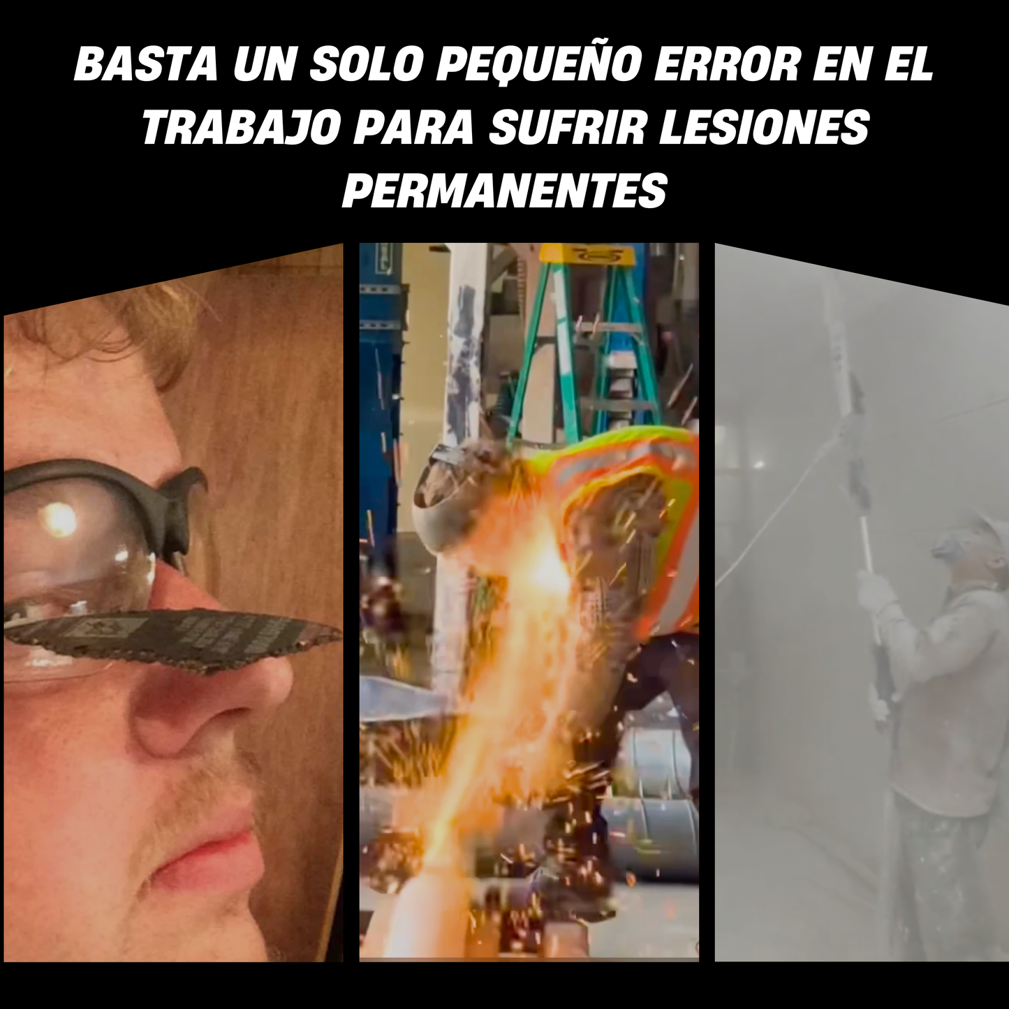 La visera protege el rostro del polvo fino y de la niebla.