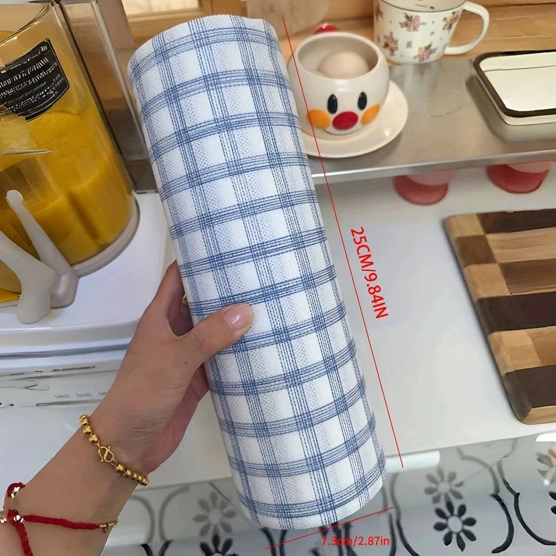 Paño De Cocina En Rollo, No Suelta Pelusa, No Absorbe Aceite, Paño Especial Para Cocina, Uso En Seco Y Húmedo, Paño Multiuso
