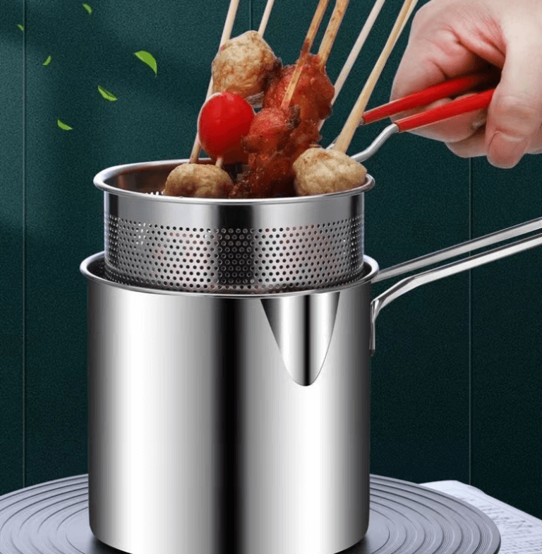 Sartén Multifuncional Antiadherente 304 – Cocina Saludable Ahorrando Aceite