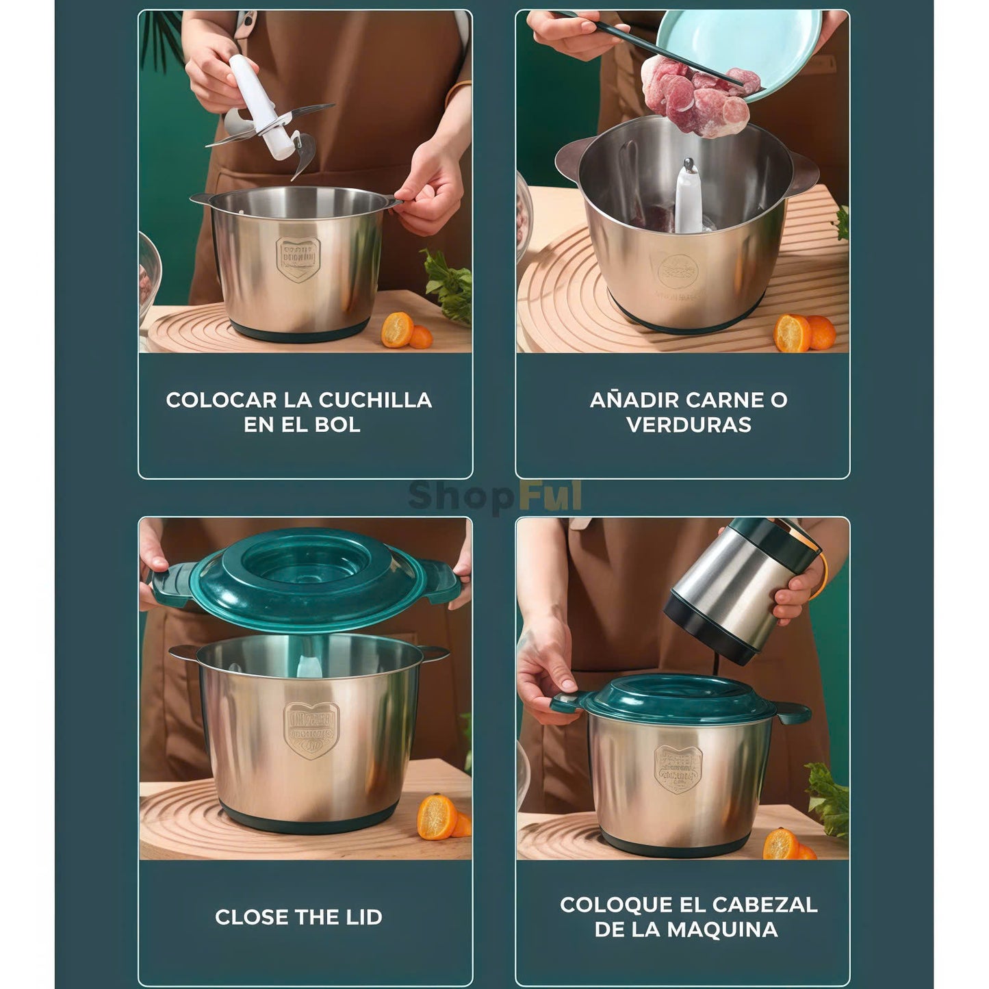 Electric Chopper™ Para Procesadores De Alimentos