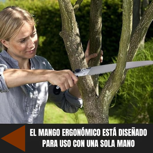 Sierra De Mano Para Jardinería Y Poda Manual Con Funda Protectora Para La Hoja
