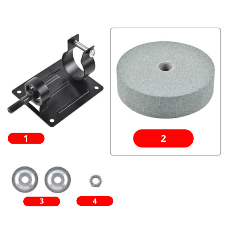 Juego Básico Para Convertir Un Taladro Manual En Un Afilador De Cuchillos