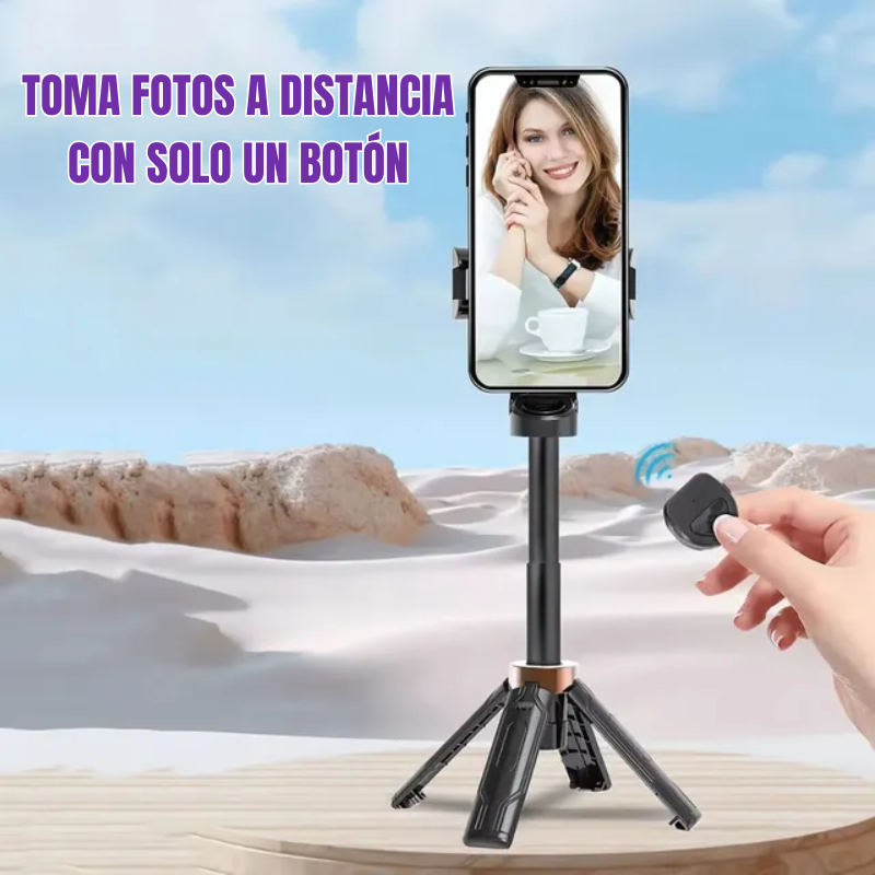 Pocketflex Mini Tripod 2025 📷 Trípode y Palo Selfie 3 en 1 con Control Remoto Bluetooth Captura Momentos Inolvidables