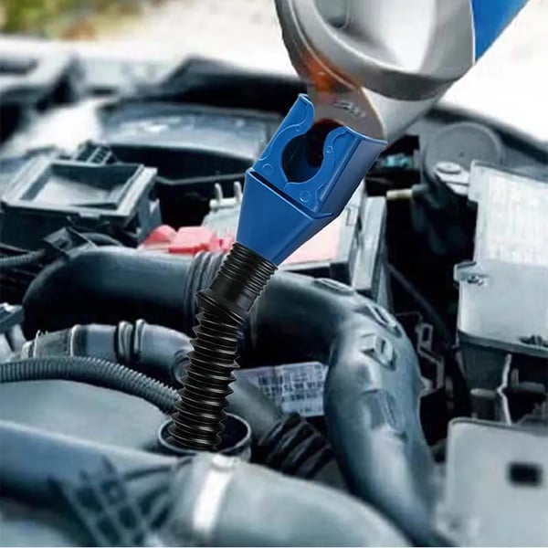 Embudo de combustible retráctil para automóviles