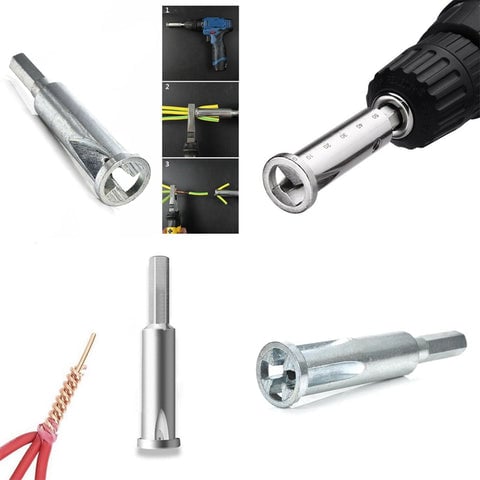 Herramienta para pelar y retorcer cables