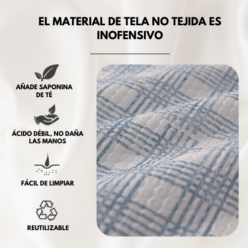 Rollo De Paños De Cocina Multiusos – Sin Pelusa, Resistentes Al Aceite, Uso En Seco Y Húmedo, Ideal Para La Limpieza De Cocina