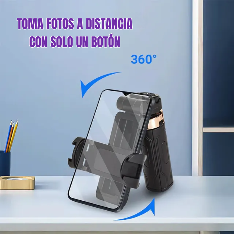 Pocketflex Mini Tripod 2025 📷 Trípode y Palo Selfie 3 en 1 con Control Remoto Bluetooth Captura Momentos Inolvidables