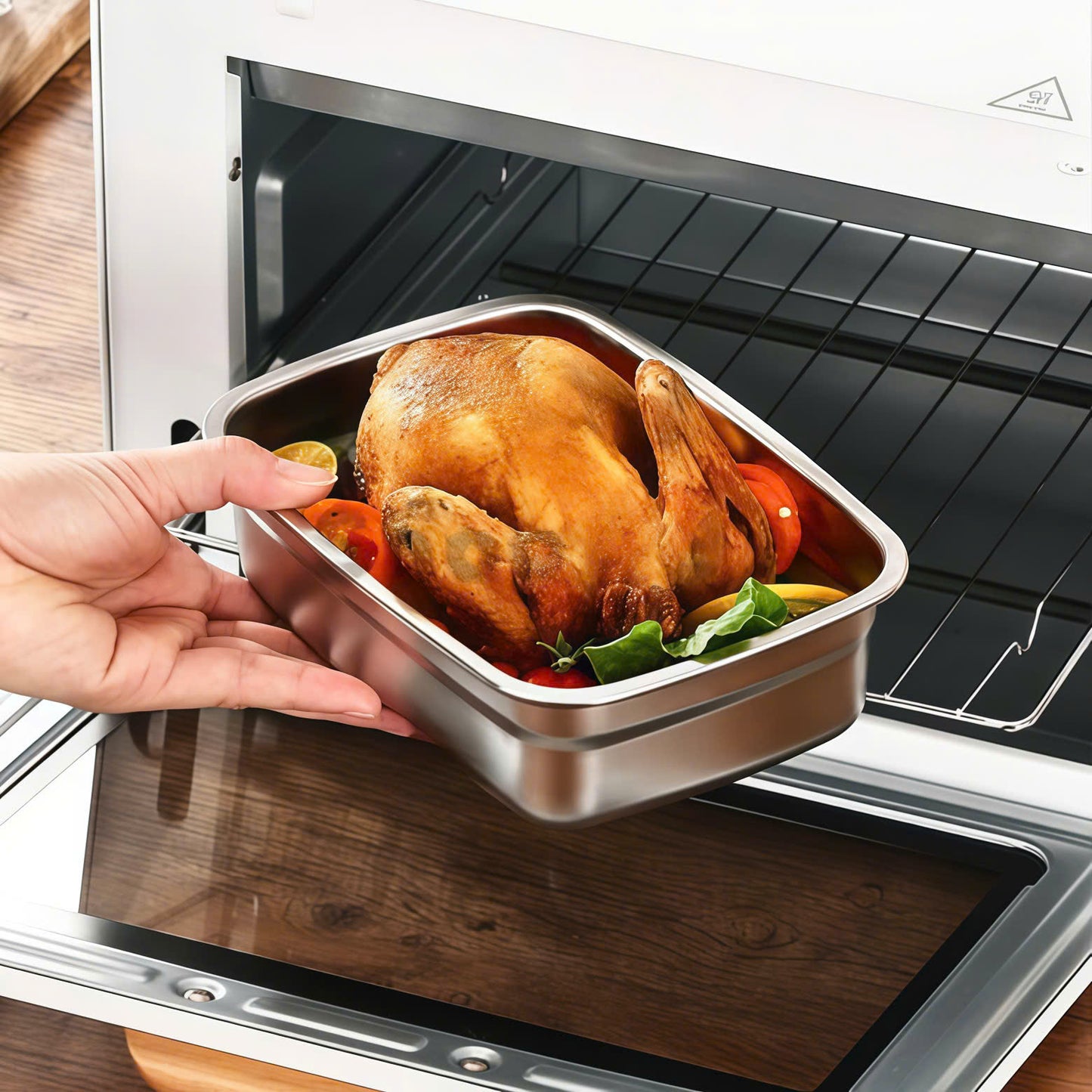 ✨ Bandeja de acero inoxidable 316 – Una solución segura y práctica para conservar los alimentos (19x14x6cm)