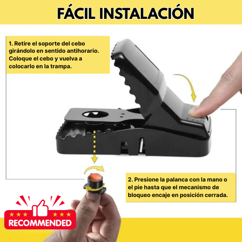 Bestseller™ – Trampa De Presión Para Ratas – Trampa Robusta Y De Alta Resistencia