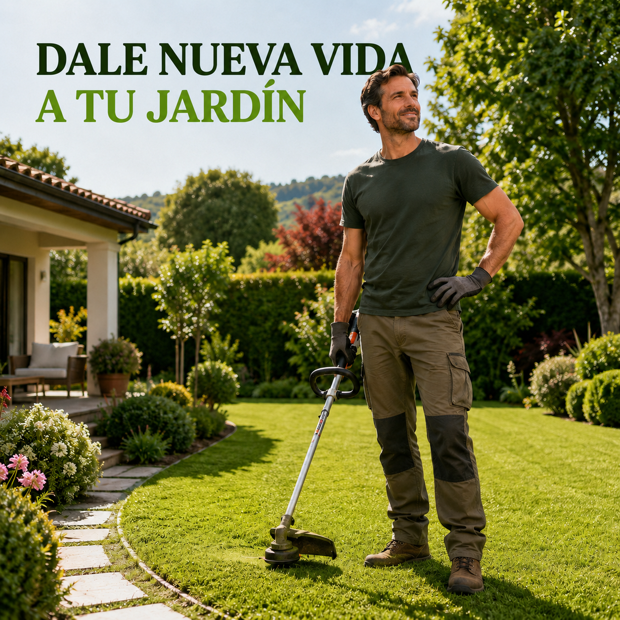 Cabezal de acero al carbono para desbrozadora – potente, resistente y universal