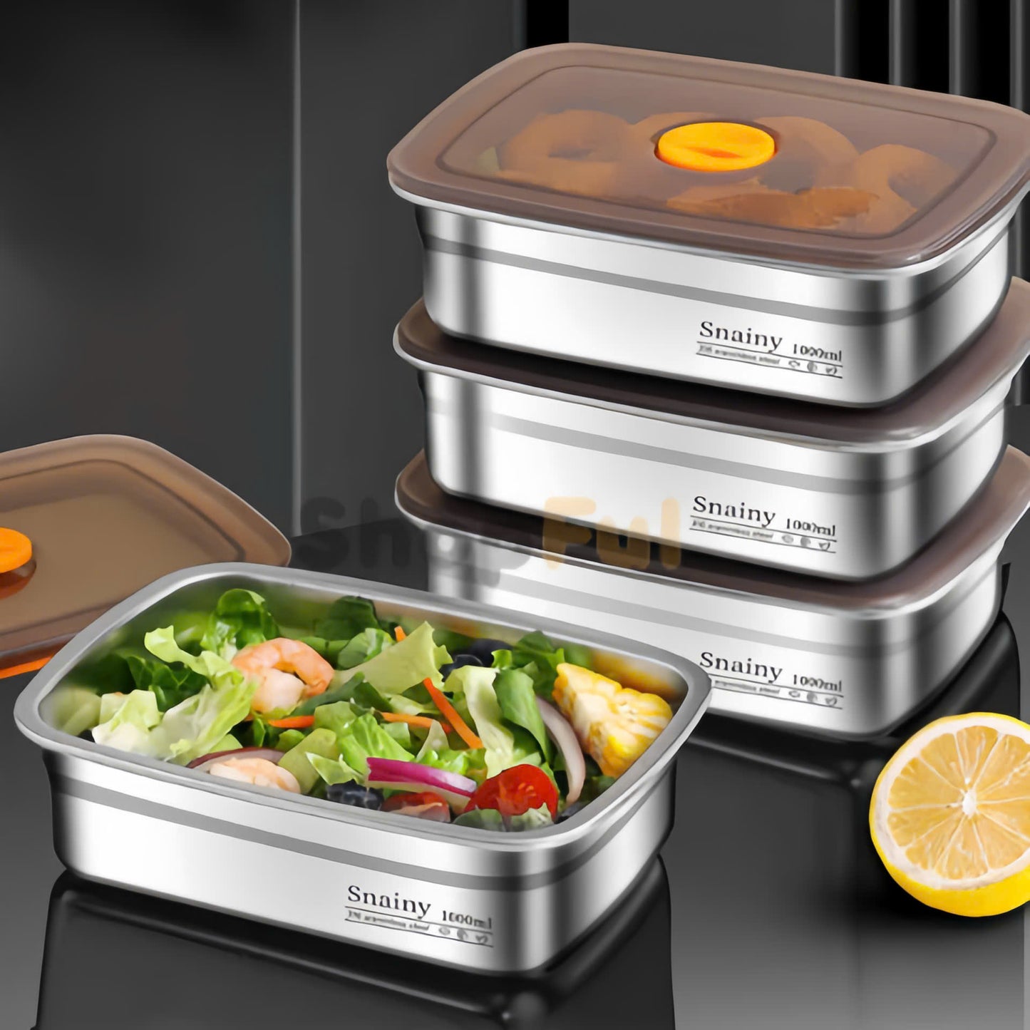 ✨ Bandeja de acero inoxidable 316 – Una solución segura y práctica para conservar los alimentos (19x14x6cm)
