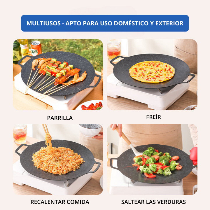 🔥Sartén antiadherente multiusos de 6 capas, se puede utilizar para placas de inducción.