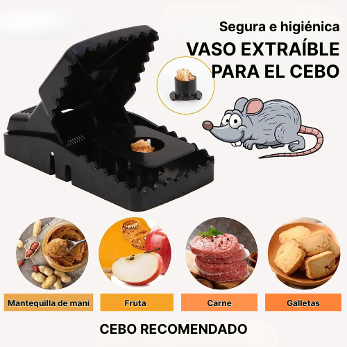 Bestseller™ – Trampa De Presión Para Ratas – Trampa Robusta Y De Alta Resistencia