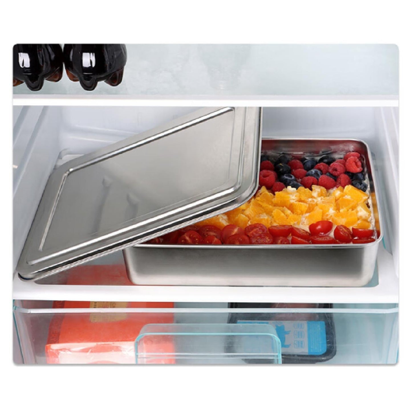 Cajas Para Tapa De Bandeja De Servicio De Acero Inoxidable (22x15x6 cm)