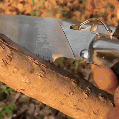 Sierra De Mano Para Jardinería Y Poda Manual Con Funda Protectora Para La Hoja