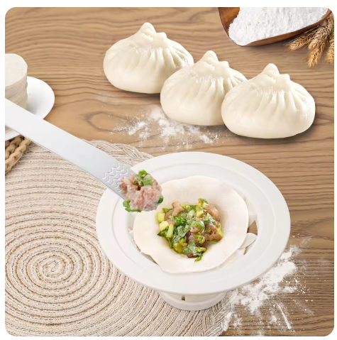 Máquina para hacer Baozi,Molde para hacer Dumpling Gadget de plástico para cocina Herramienta para preparar Bao Buns caseros Exploración culinaria