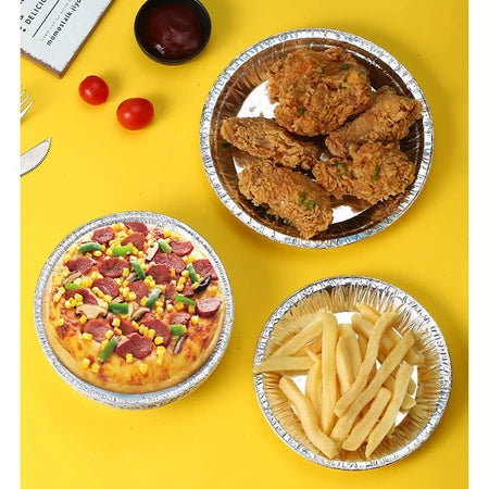 20pcs Bandeja de Aluminio para Freidora de Aire, Antiaceite y Suciedad