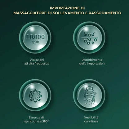 Multi funzionale 3 in 1 dispositivo di introduzione, massaggiatore facciale, cura del viso e strumento di bellezza