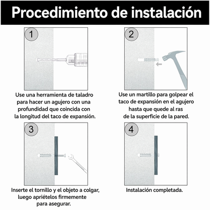 👉 ¿Perforaste la pared y aun así quedó flojo? Estás usando el taco equivocado.