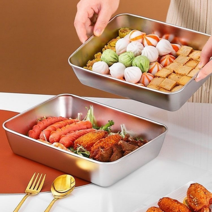[Compra 6 y llévate 3 gratis] Recipiente para Alimentos de Acero Inoxidable 304 – Frescura Prolongada y Máxima Seguridad