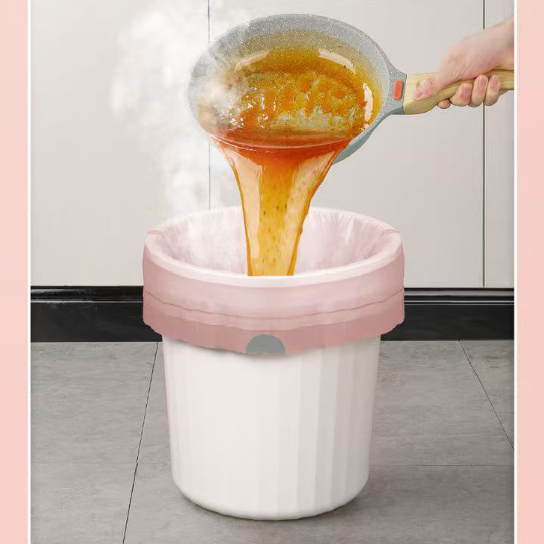 Bolsa de Basura Iceberry con Cordón – Gruesa, Impermeable y Antiodorante