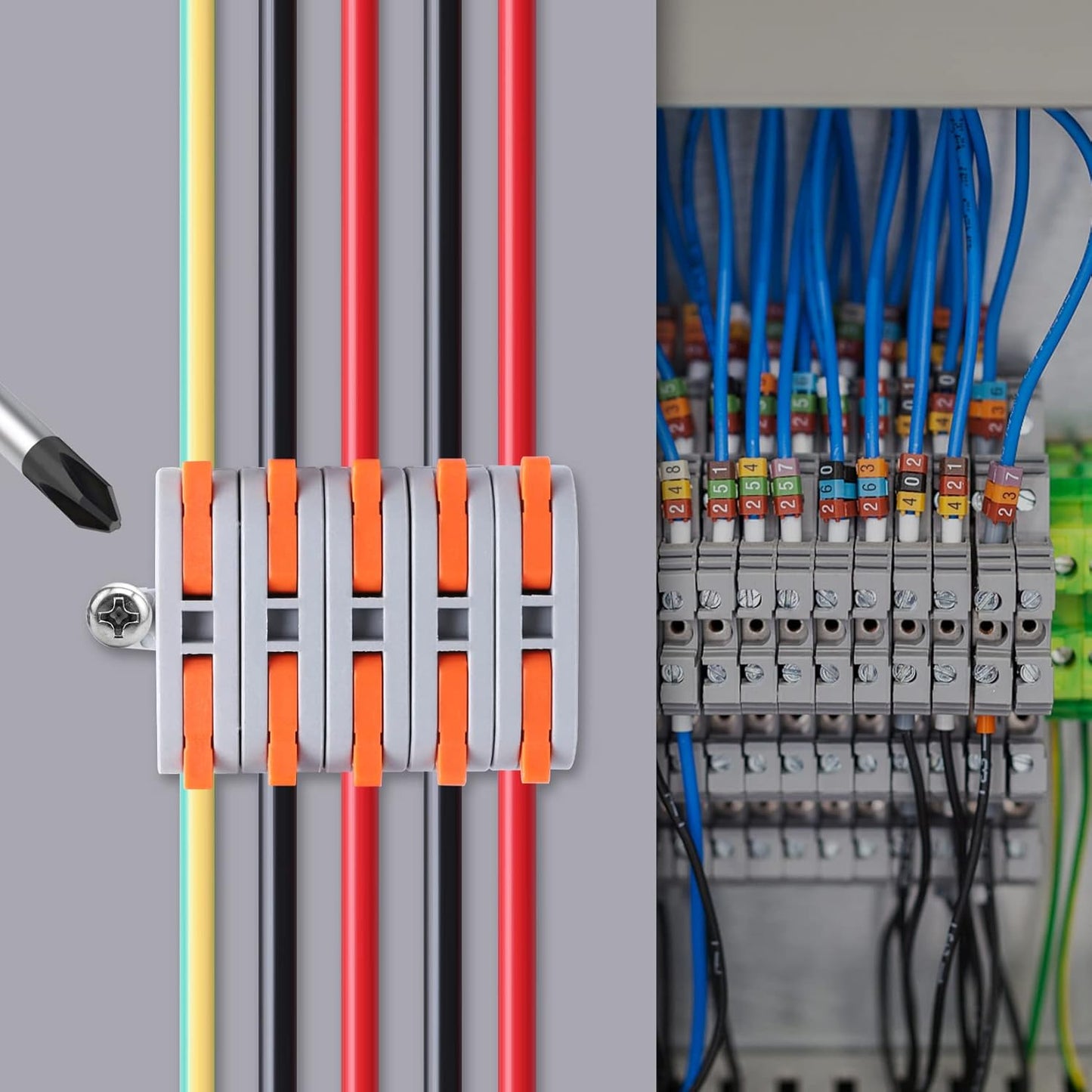 Juego De 34 Pares De Conectores Eléctricos Rápidos Con Palanca Reutilizables De 2 Puertos