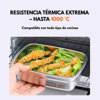 Contenedor de Acero 316: Sellado al Vacío Instantáneo y Antiderrame (Modelo 2026)