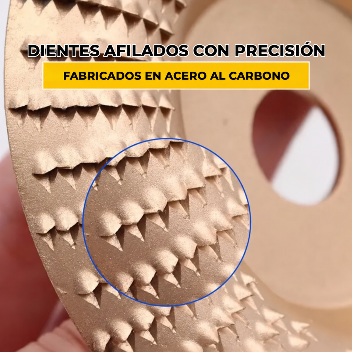 Juego de 3 discos de desbaste para madera ( Acero al carbono · Plano, cóncavo e inclinado )
