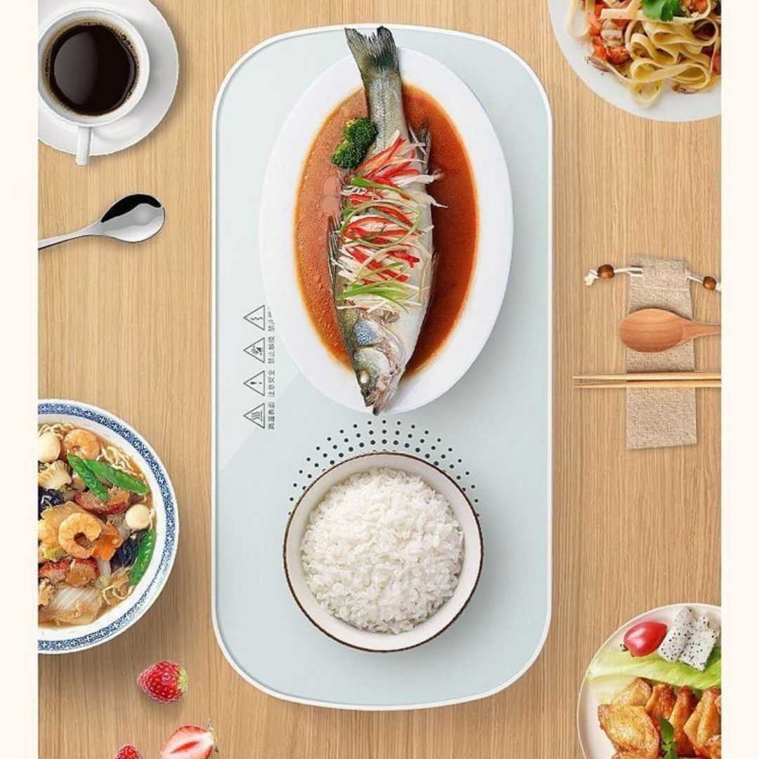 Tabuleiro Aquecedor Multifuncional — Comida Sempre Quente