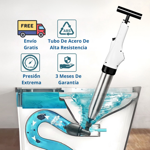 Desatascador De Desagües De Alta Presión Ultra Burst.