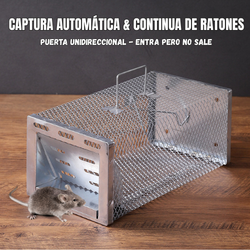 BestSeller™ - Armadilha Humana Em Gaiola Para Ratos, Camundongos E Esquilos Vivos