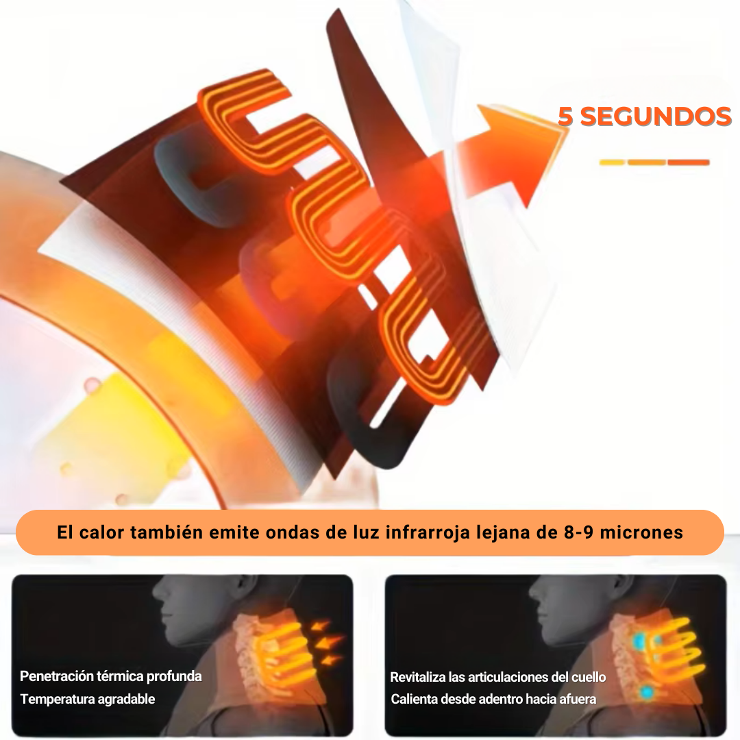 Bufanda Calefactable USB Para Hombres Y Mujeres, Con 3 Niveles De Regulación De Temperatura - Incluye Batería Externa (Color Gris)