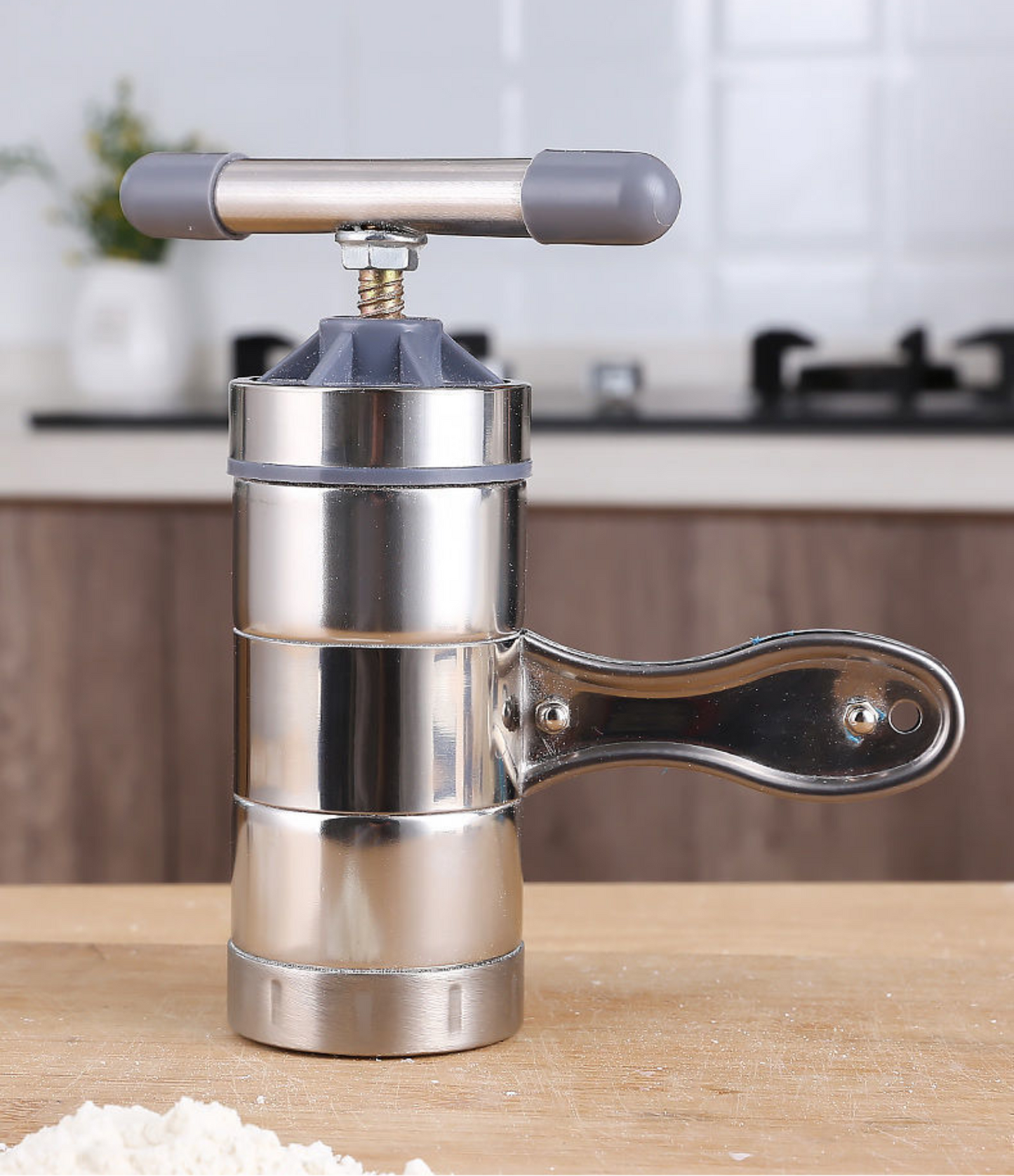 Máquina manual de acero inoxidable para hacer fideos/pasta
