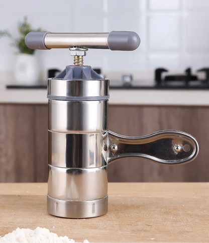 Máquina manual de acero inoxidable para hacer fideos/pasta