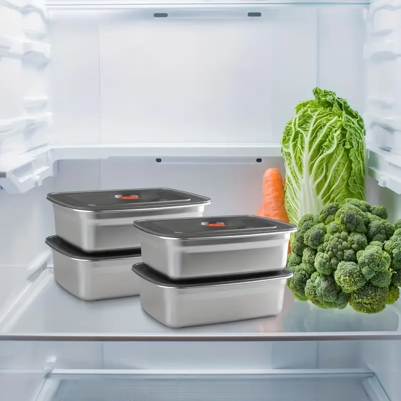 Bandeja de acero inoxidable 316 – Una solución segura y práctica para conservar los alimentos (19x14x6cm)