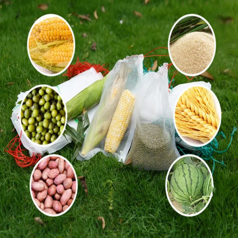 Sacos de malla transpirables y reutilizables para la protección de frutas y verduras – Protege contra insectos, moscas de la fruta y aves