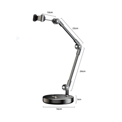 Desktop Phone Holder 2025 📷 Soporte para teléfono de escritorio multiángulo para transmisión en vivo, palo para selfies, trípode, grabación de video, clases en línea y vlogs.