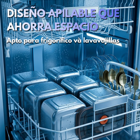 Contenedor de Acero 316: Sellado al Vacío Instantáneo y Antiderrame (Modelo 2026)