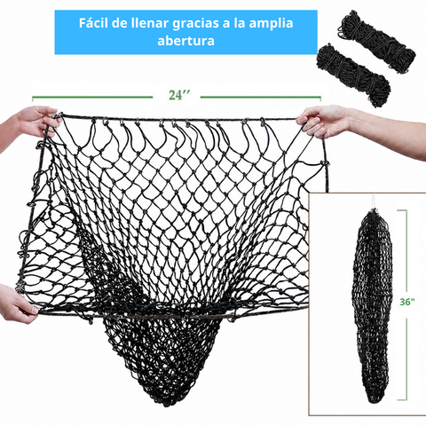 Red portaheno XL – Reduce hasta un 90 % el desperdicio de heno