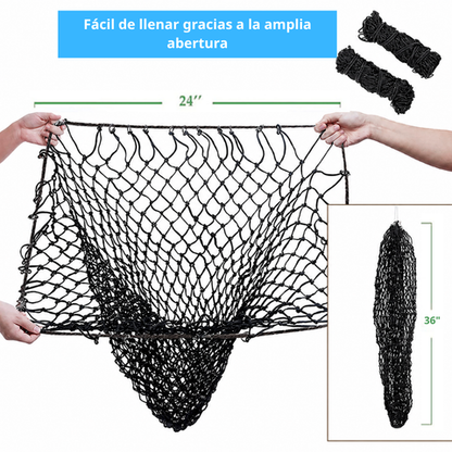 Red portaheno XL – Reduce hasta un 90 % el desperdicio de heno