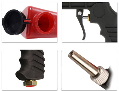 Pistola de chorro de arena neumática – Limpieza rápida y profesional
