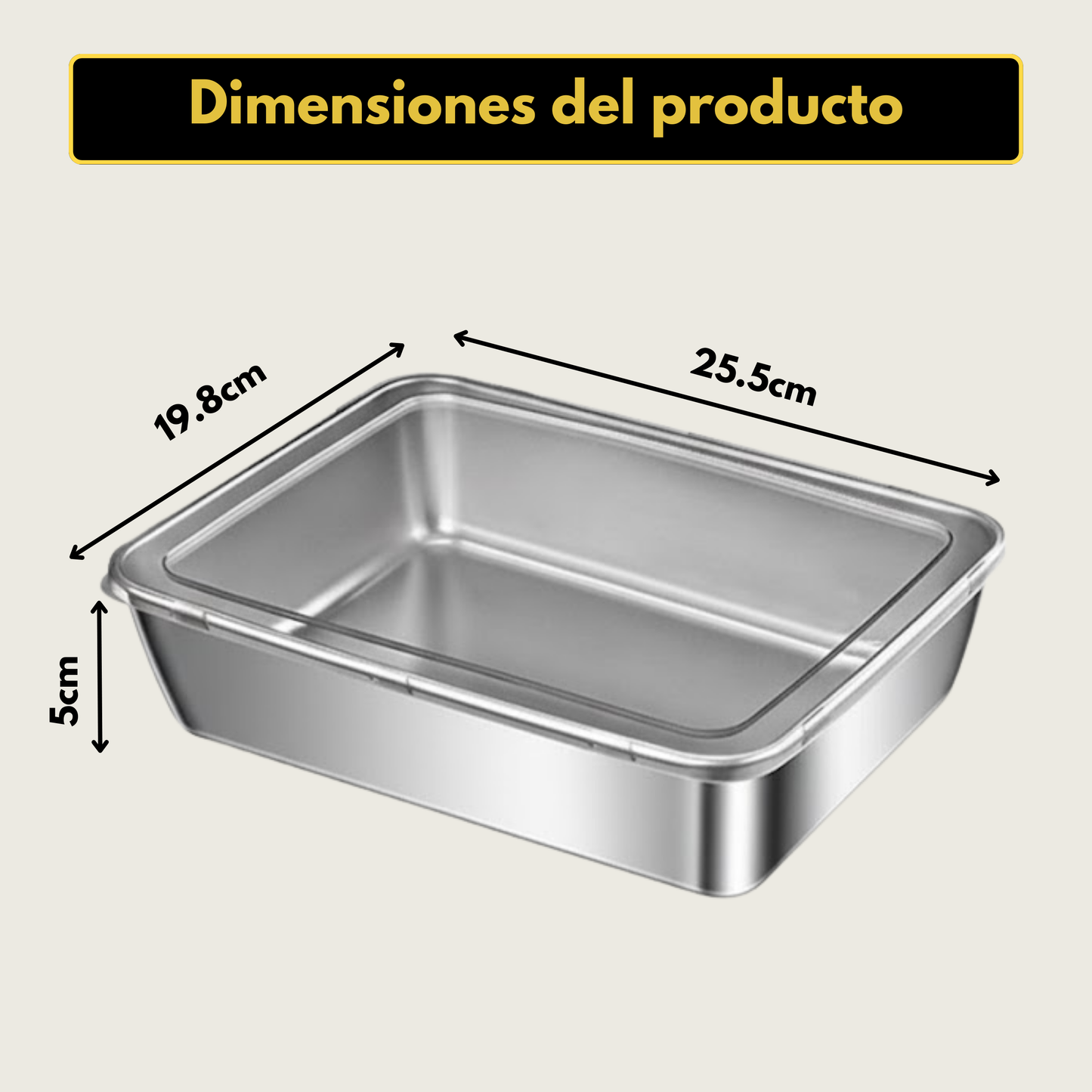 [Compra 6 y llévate 3 gratis] Recipiente para Alimentos de Acero Inoxidable 304 – Frescura Prolongada y Máxima Seguridad
