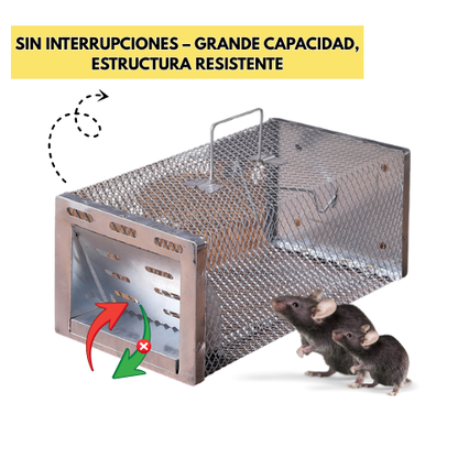 BestSeller™ - Armadilha Humana Em Gaiola Para Ratos, Camundongos E Esquilos Vivos