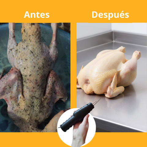 Desplumadora portátil para aves – elimina todas las plumas en pocos minutos