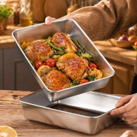 Recipiente de acero inoxidable 304 que mantiene los alimentos frescos hasta 4 semanas