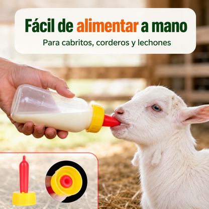 Tetina ganadera de silicona para crías – Para cabritos, corderos y lechones