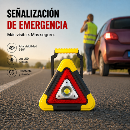 🚨 Triángulo de Emergencia LED para Coche – Súper Oferta + Envío Gratis